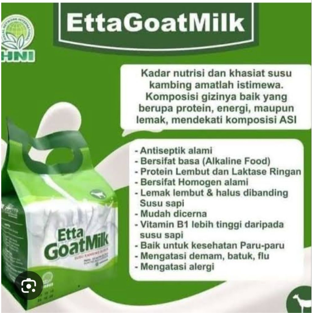 

Etta Goat Milk HNI original # STOKIS RESMI
