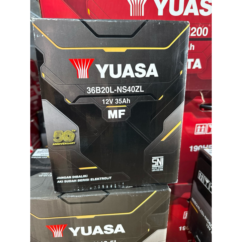 Accu Yuasa NS40ZL / MAINTENANCE FREE (AKI KERING)
