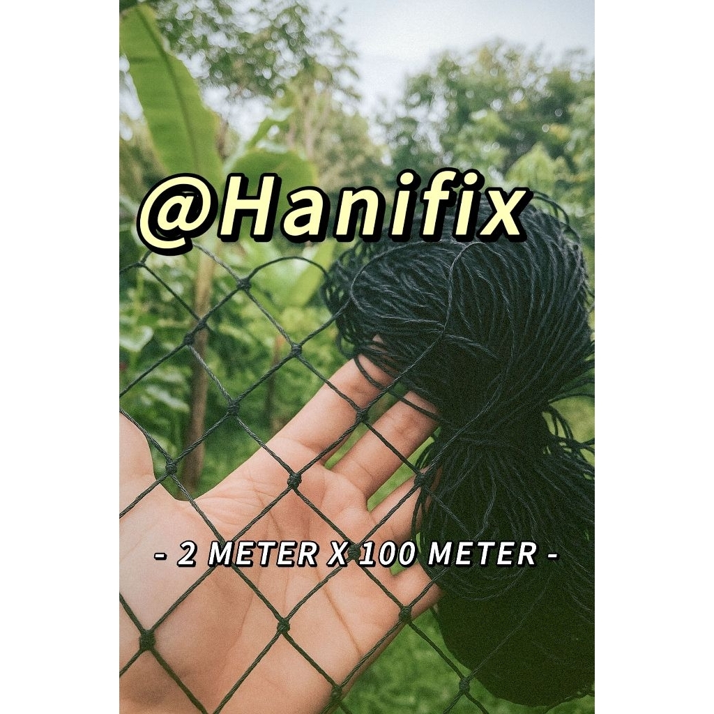 Jaring Pagar Ayam & Hewan Unggas 2 Meter x 100 Meter