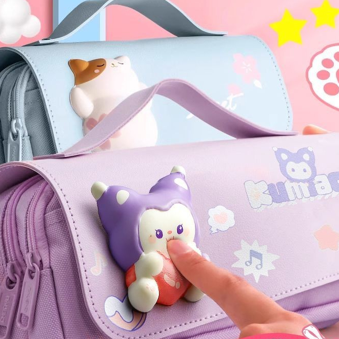 

Kotak Pensil Lunak Dekompresi Kapasitas Besar Tas Alat Tulis Kotak Pensil