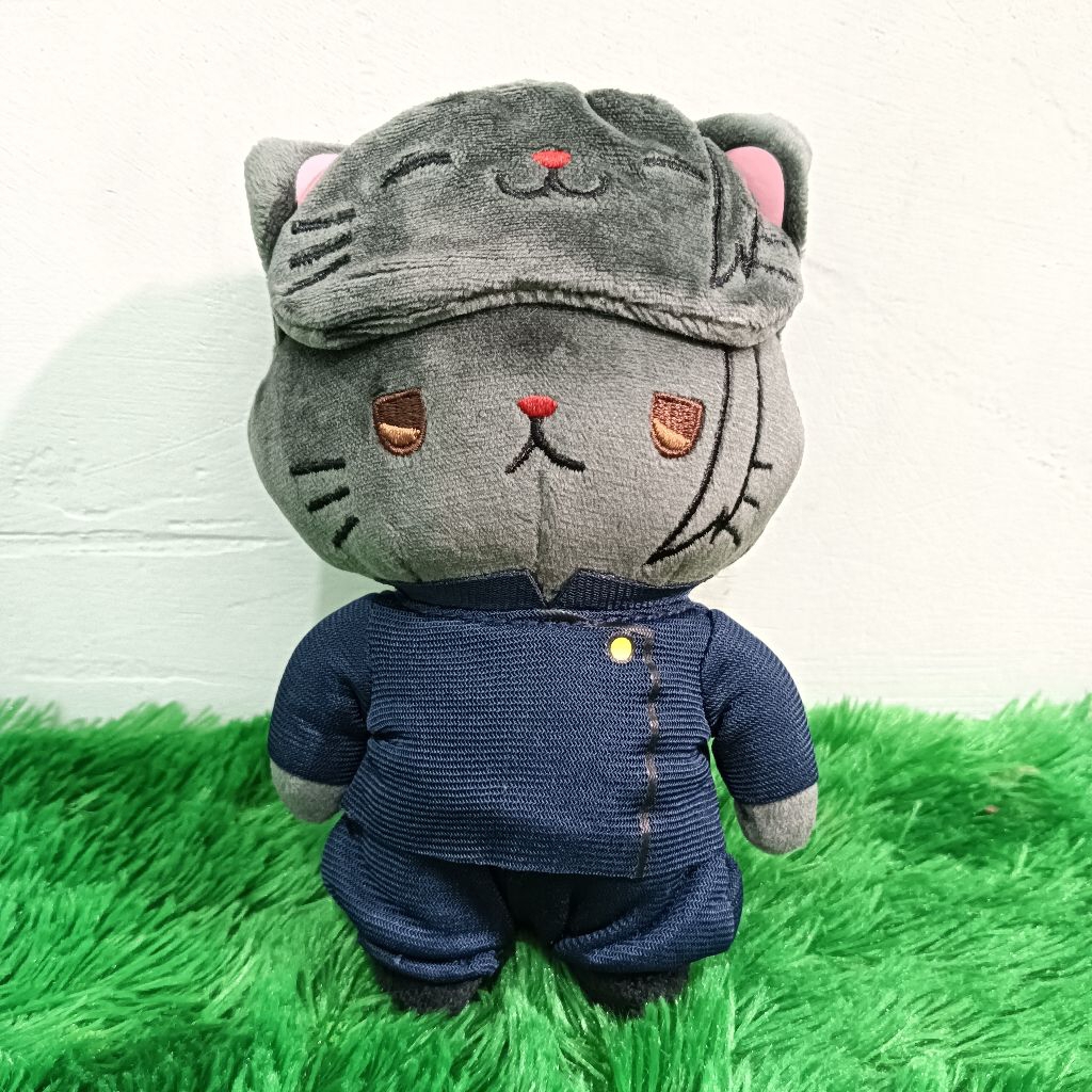 SUGURU GETO JUJUTSU KAISEN WITHCAT KUCING KOSTUM KEYCHAIN ANIME