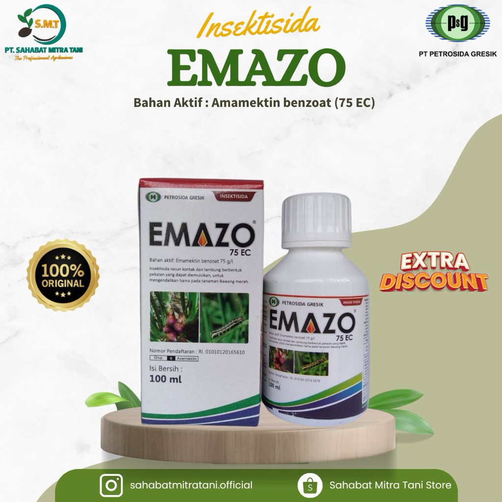 Insektisida EMAZO 75 EC || kemasan 250 ML