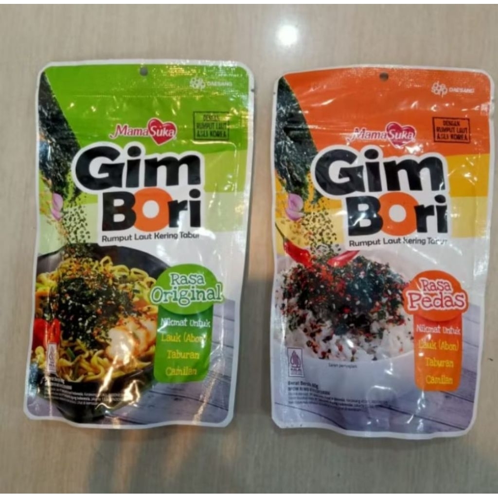 

Mama Suka GimBori | Rumput Laut kering Tabur 60gr