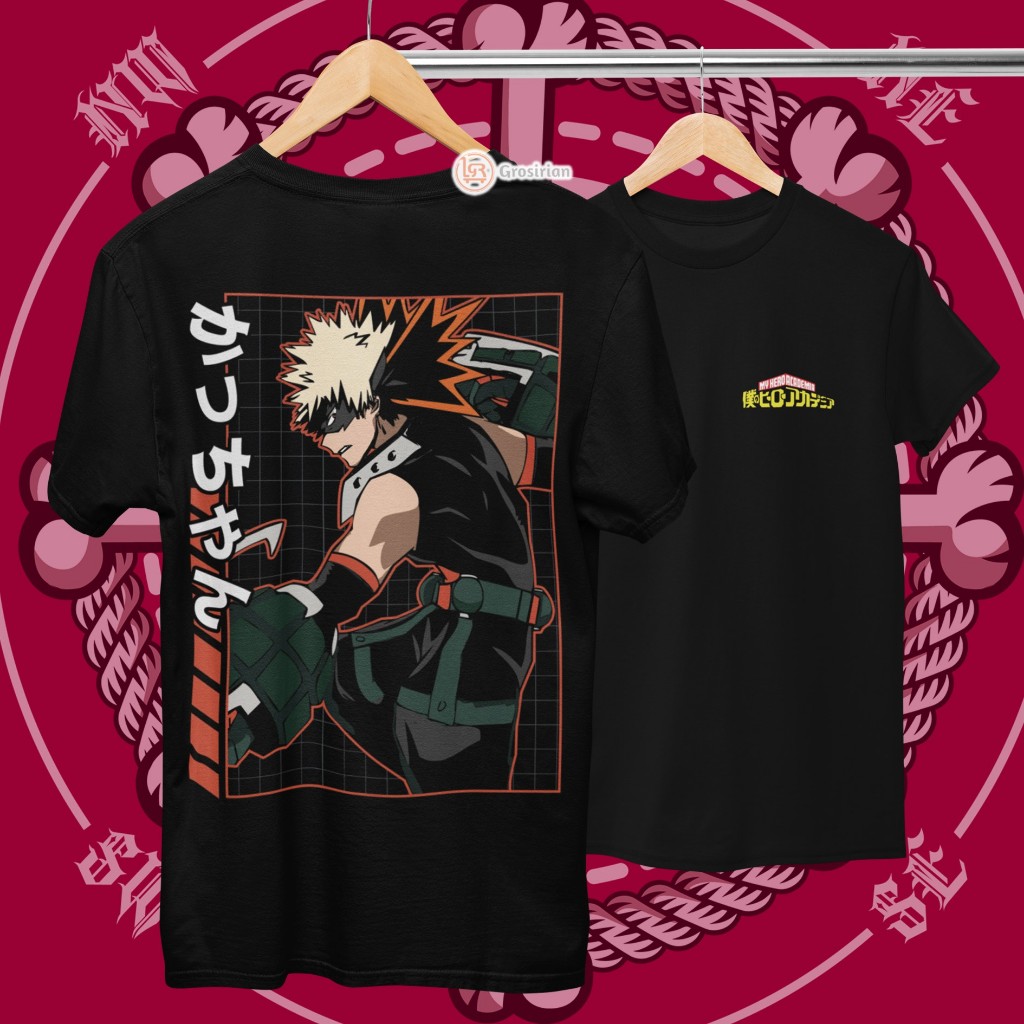 KAOS KATSUKI MY HERO ACADEMIA - KAOS ANIME MY HERO ACADEMIA, KAOS SABLON DTF - GROSIRIAN