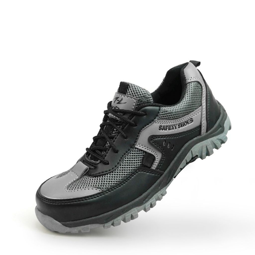 Sepatu Pria Terbaru Keren Safety Sporty Untuk Pria Kerja Pabrik Proyek Tambang / Sepatu Safety Pria 