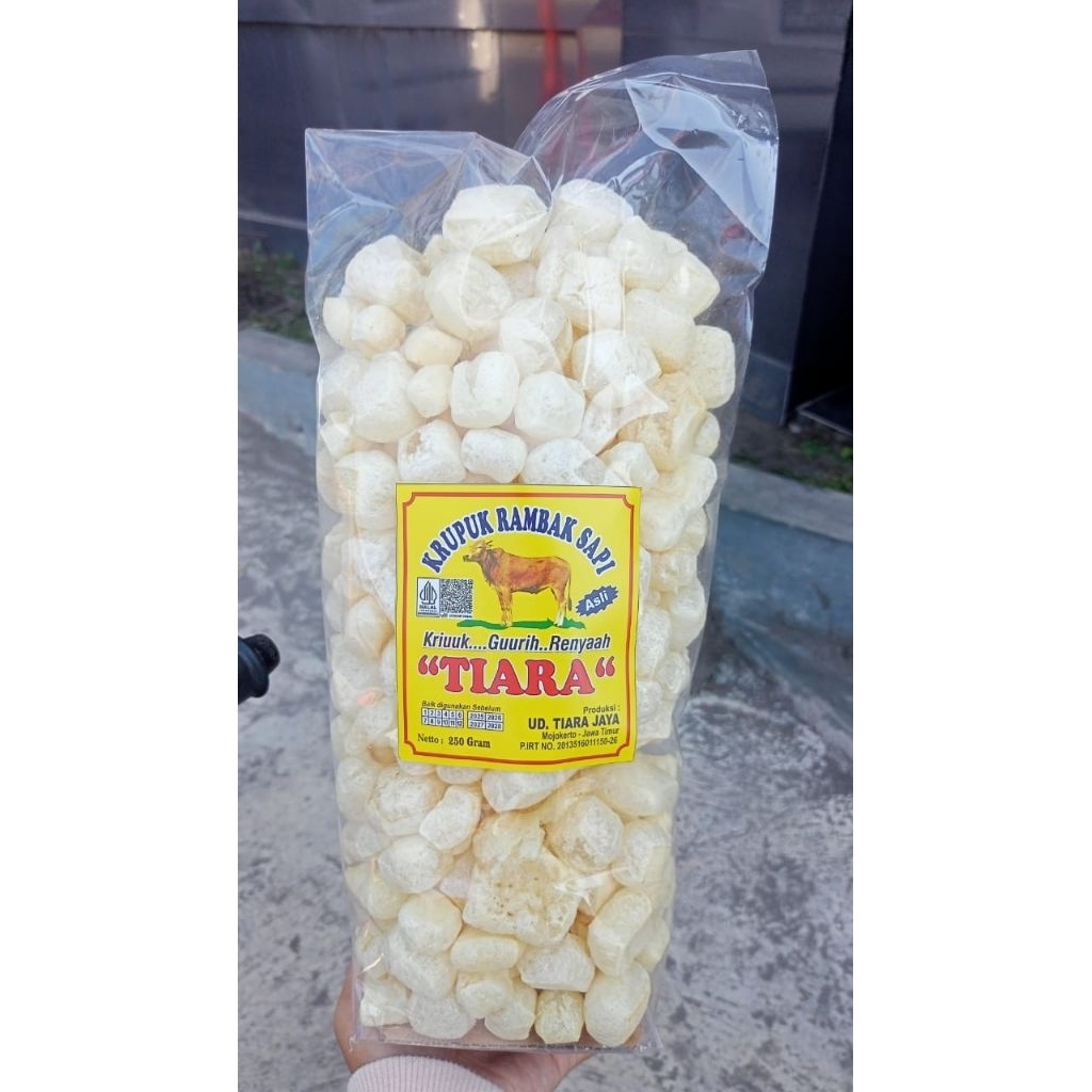 

Kerupuk Rambak kulit Sapi/Dorokdok Matang 250gram