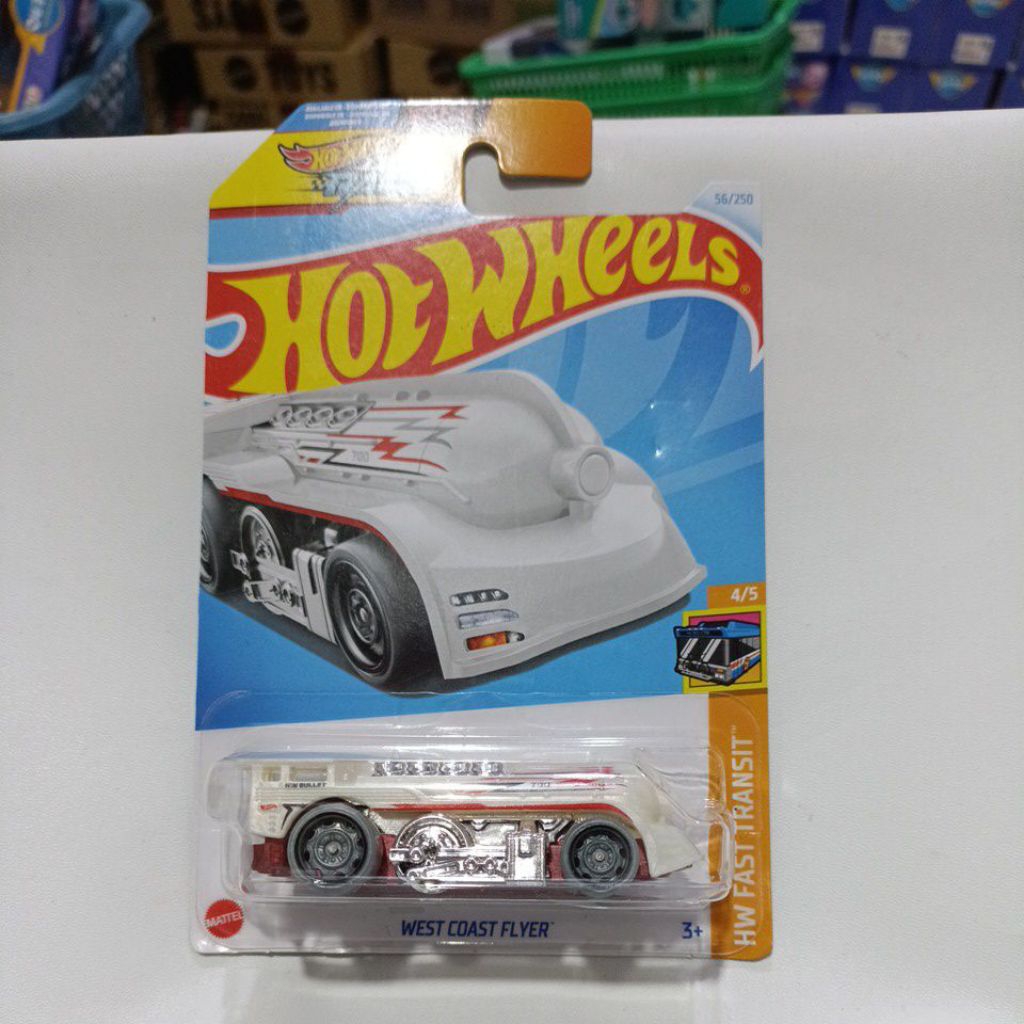 HOT WHEELS ORIGINAL HOTWHEELS WEST COAST FLYER PUTIH