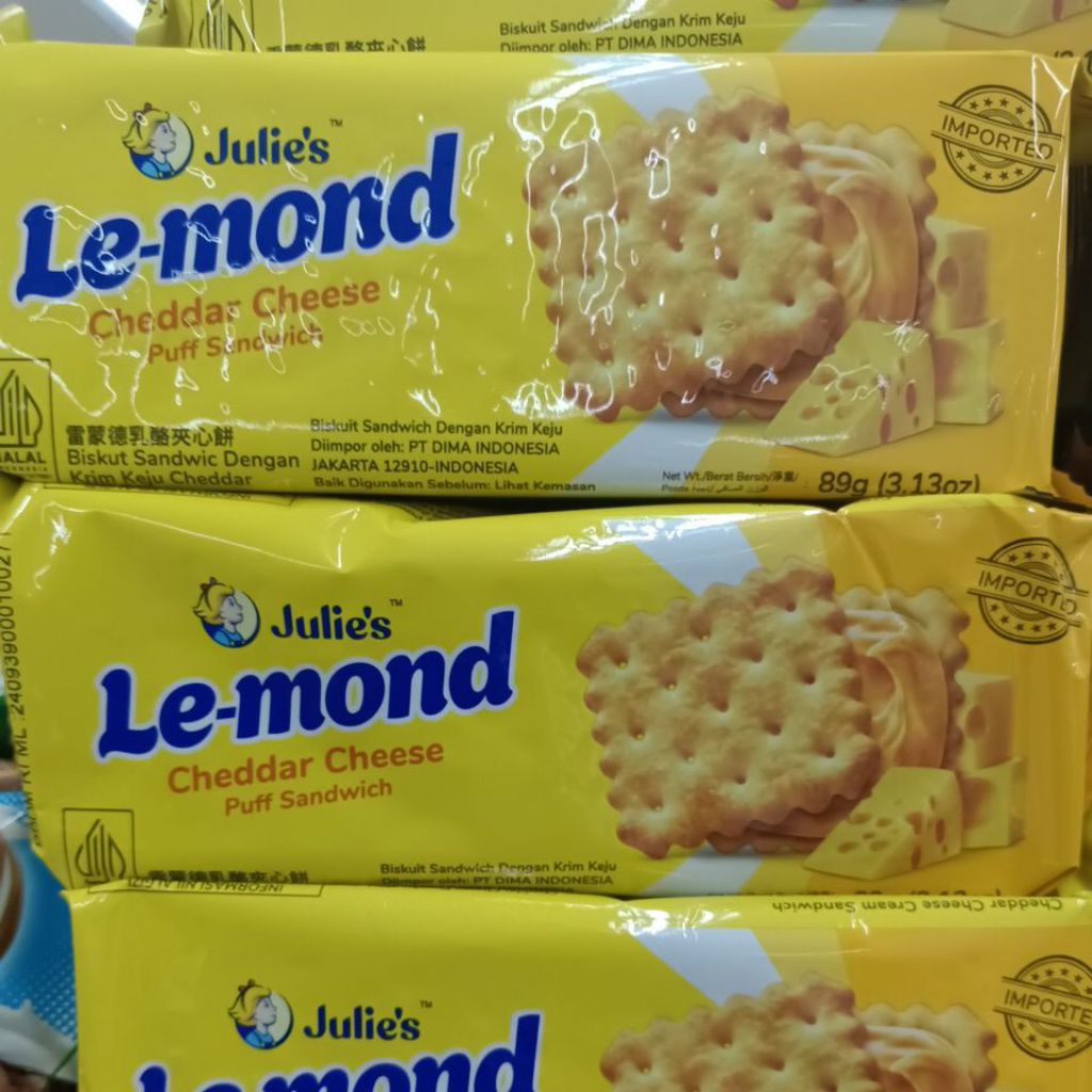 

julies lemond cheddar 89 gr