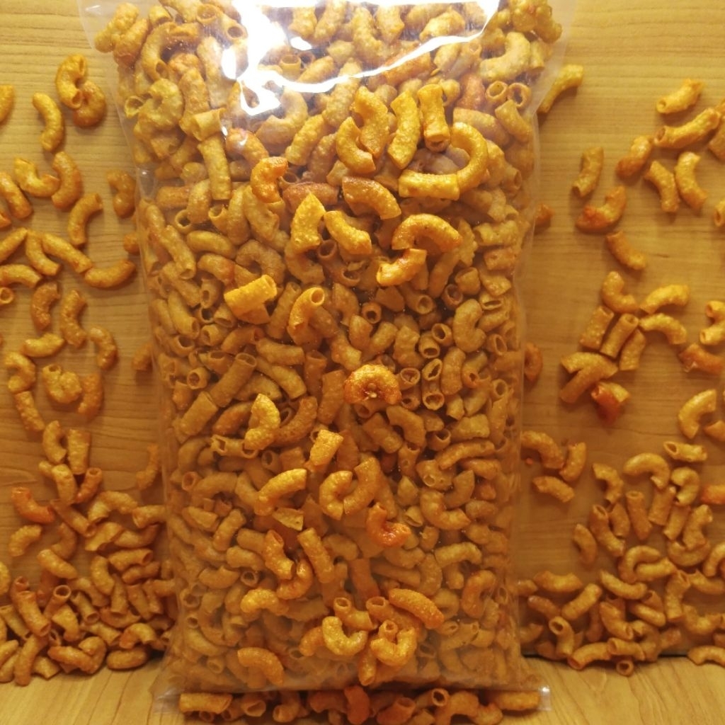 

Makaroni Bantat Pedas 500g | Cemilan Pedas Makaroni | Makaroni Asha