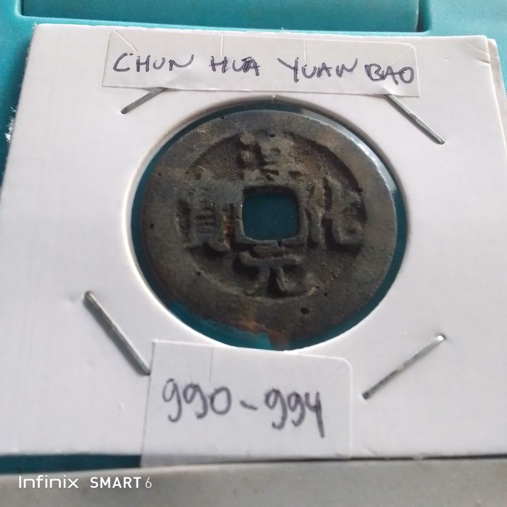 koleksi koin kepeng gobog kuno chun hua yuan bao