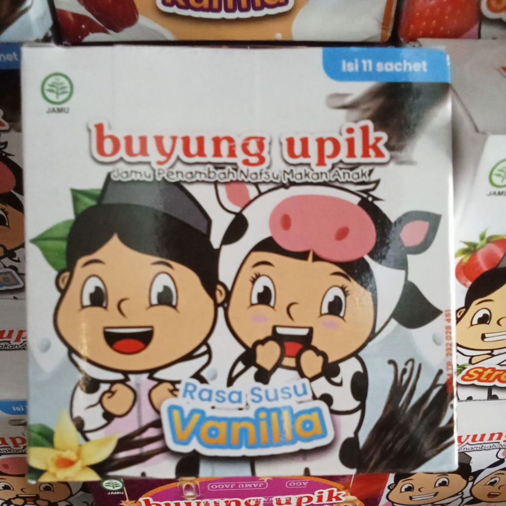 

JAMU BUYUNG UPIK SUSU VANILLA PACK ISI 11 SACHETS / BELI 5 LEBIH MURAH