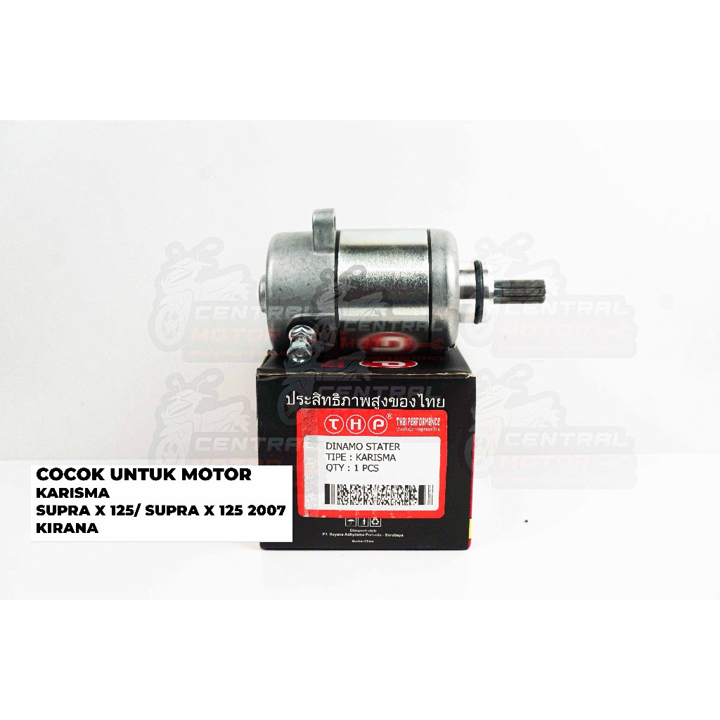 DINAMO ASSY DINAMO STATER HONDA KARISMA / SUPRA X 125 / SUPRA X 125 BATMAN / KIRANA ( ORIGINAL )