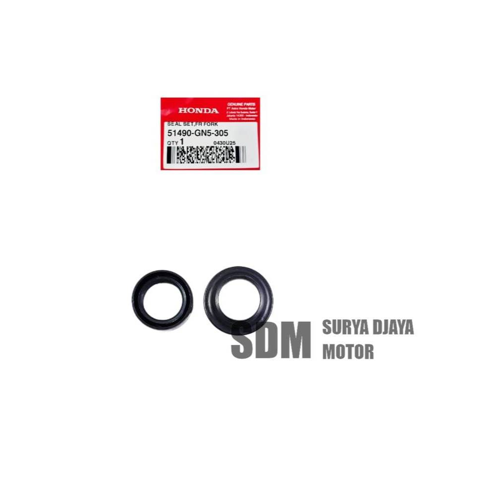 51490-GN5-305 ORIGINAL SEAL SET FR FORK Seal shok depan GRAND