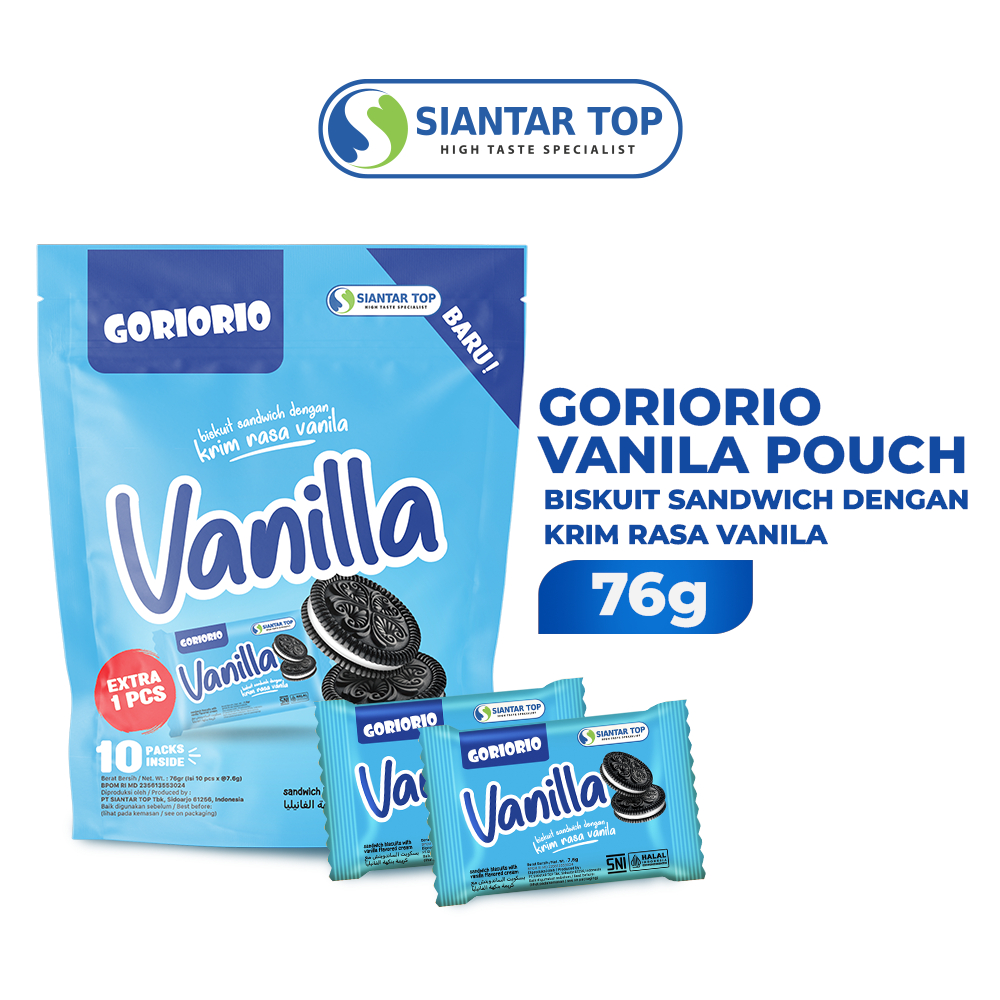 

Goriorio Vanilla Pouch 76gr - SIANTARTOP