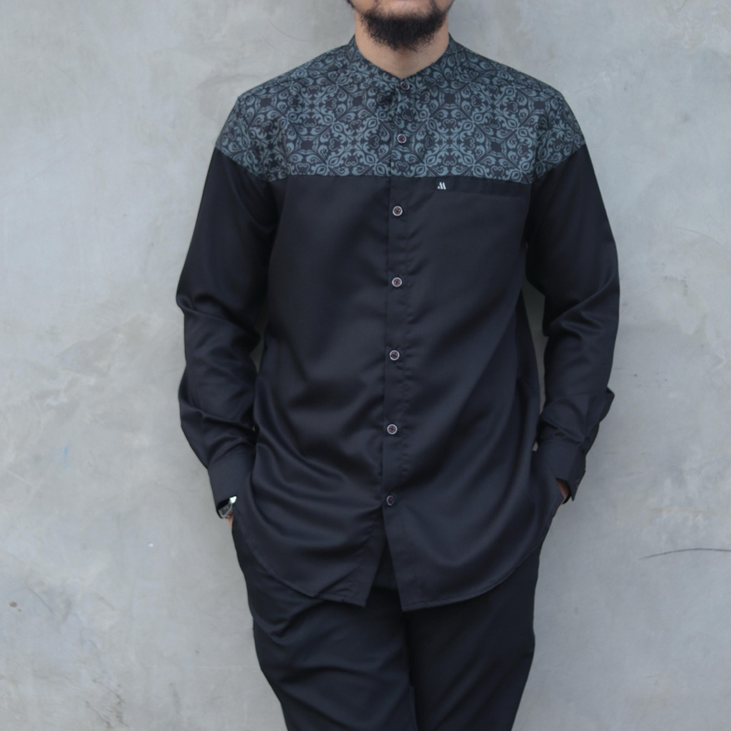 kemko kombinasi batik agam marajo lengan panjang