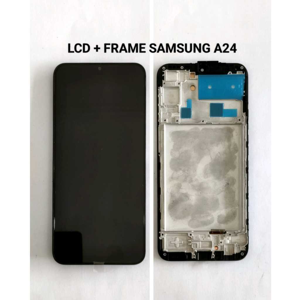 LCD Samsung A24 (A245) Black Premium + Tulang LCD