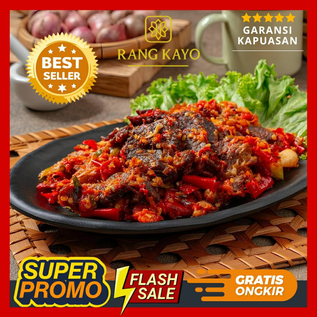 

Rang Kayo - Dendeng Balado Sapi Premium Asli Khas Pariaman