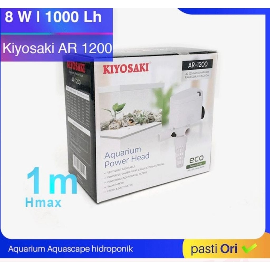 Pompa Aquarium Celup
KIYOSAKI AR 1200 Promo Murah - ar1200