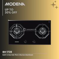 Kompor Tanam Gas Modena BH 1728 / Kompor Tanam 2 Tungku Modena 70cm