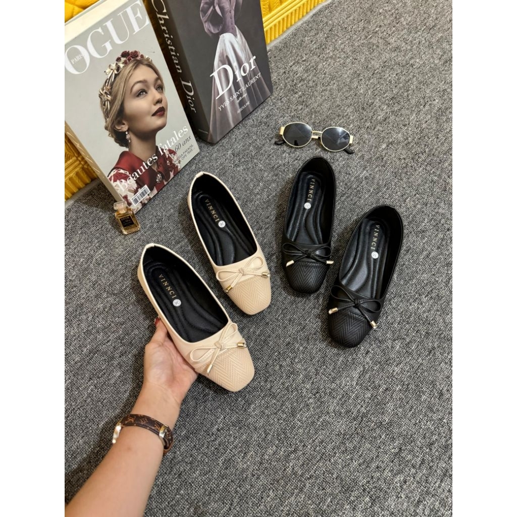 flatshoes pita pansus kerja wanita