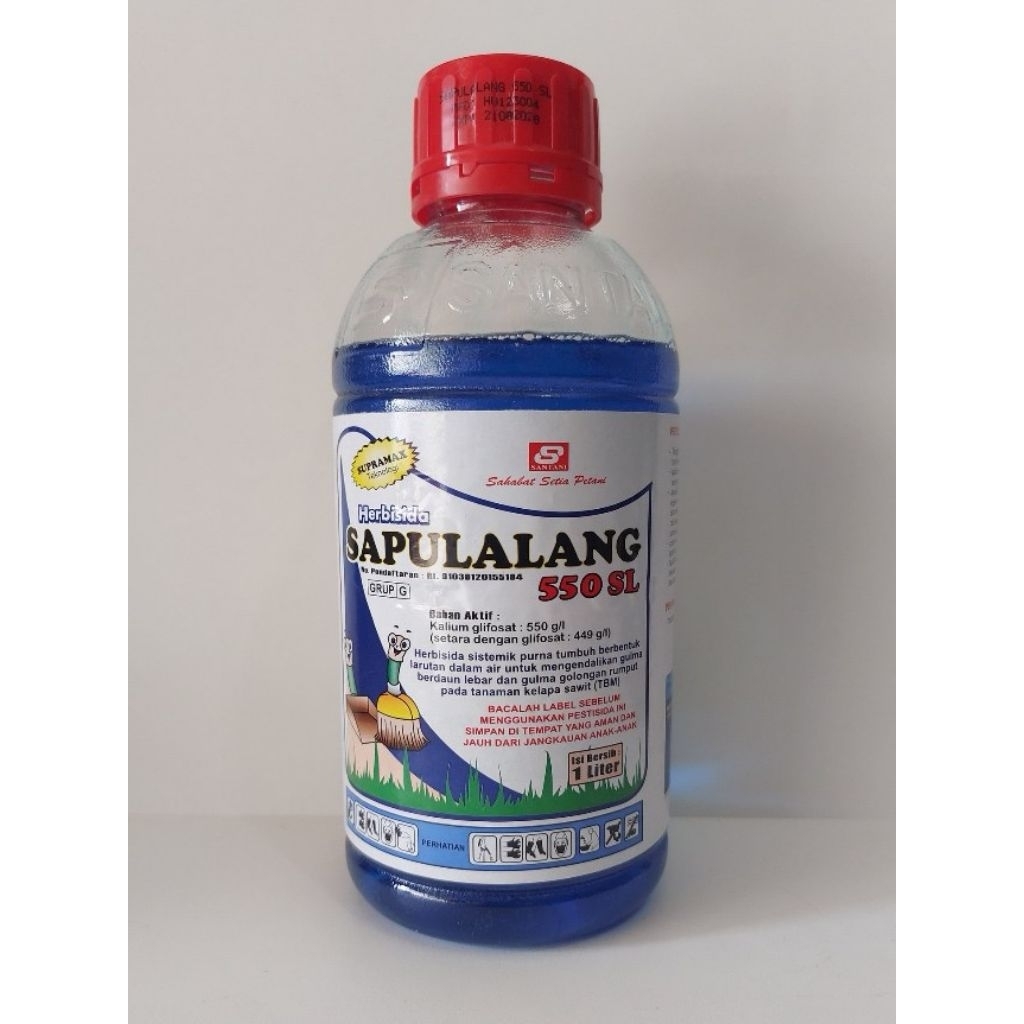 Herbisida Sistemik Glifosat SAPULALANG 550 SL 1 Liter
