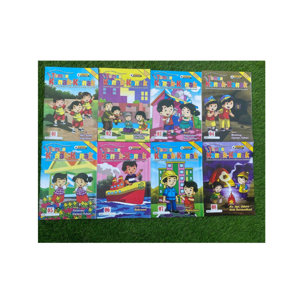 MAJALAH PAUD (TK, DAN SPS) KELAS A DAN B KURIKULUM MERDEKA BELAJAR 1 PAKET MAJALAH ISI 10 TEMA