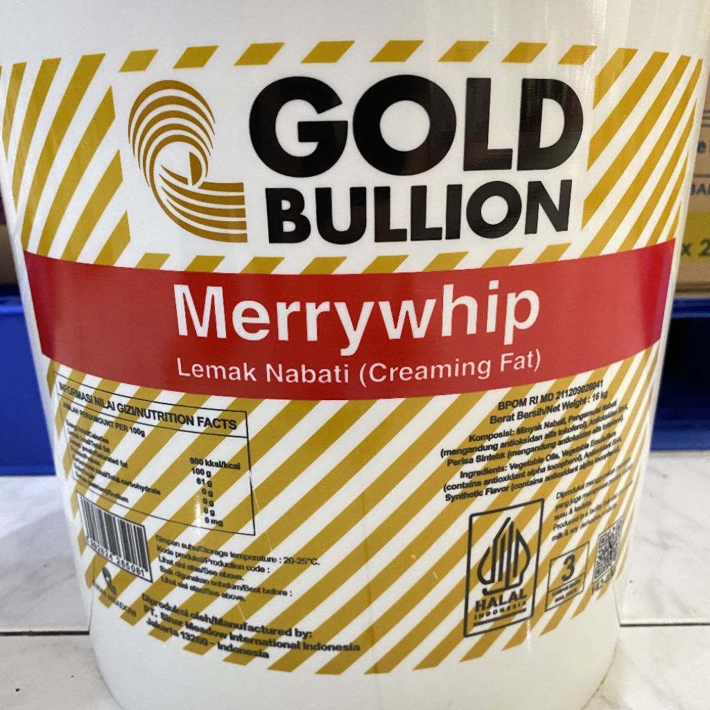 

Gold bullion merey whip mentega putih 500 gram | merry whip | mentega putih merry whip