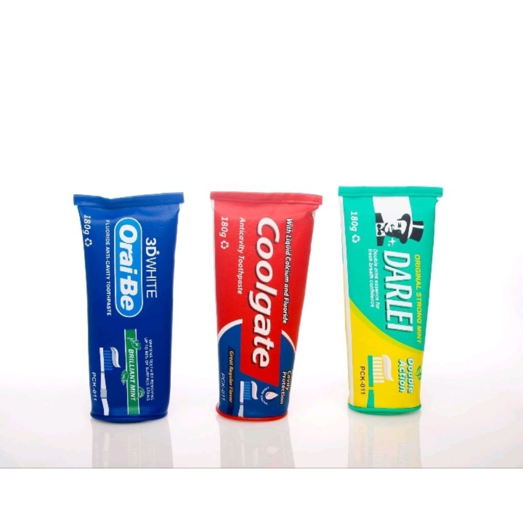 

Oraibe Tempat Pensil Sleting Model Odol PCK-011 Stationery Penghapus Kulit Sintetis Tebal Tahan Air 22x10x7cm