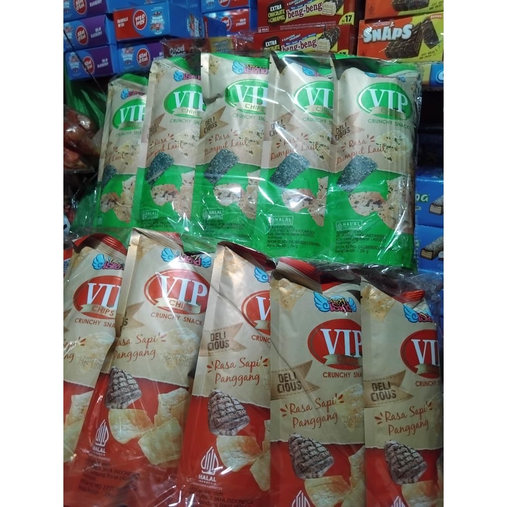 

VIP Chips Crunchy Snack (isi 10)
