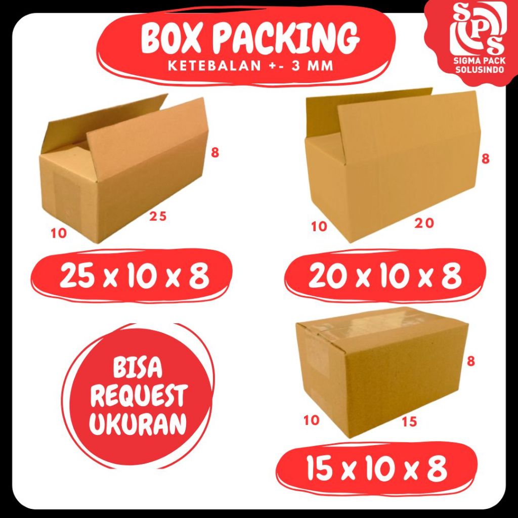 

Kardus 20x10x8/25x10x8/15x10x8 / Box 25x10x8 / 25x10x8 / 15x10x8 A1 Packing Karton Kotak botol Kemasan Olshop