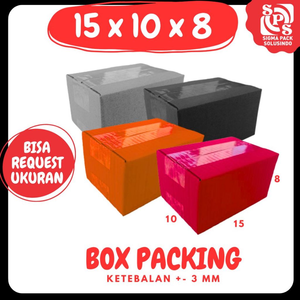 

Box 15x10x8 A1 / Kardus 15x10x8 A1 Packing Karton / Dus 15x10x8 A1 Kotak Botol Kemasan Zigma Shop