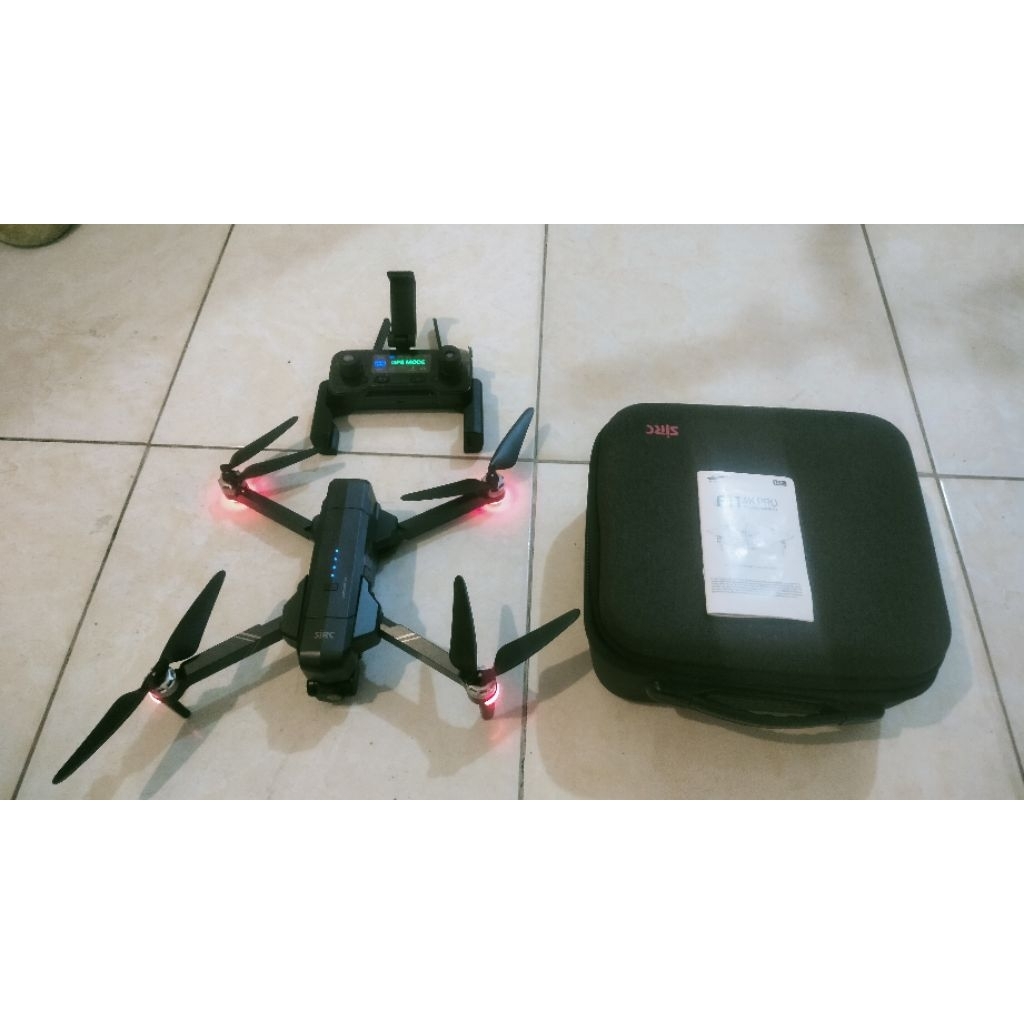 scooter listrik dan drone sjrc f11 4k pro (second)