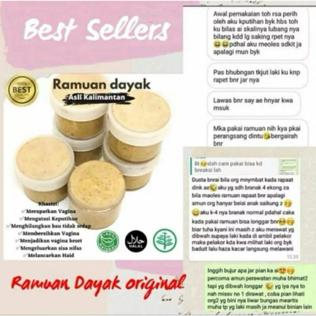 Ramuan Bujang Dayak Asli Kalimantan