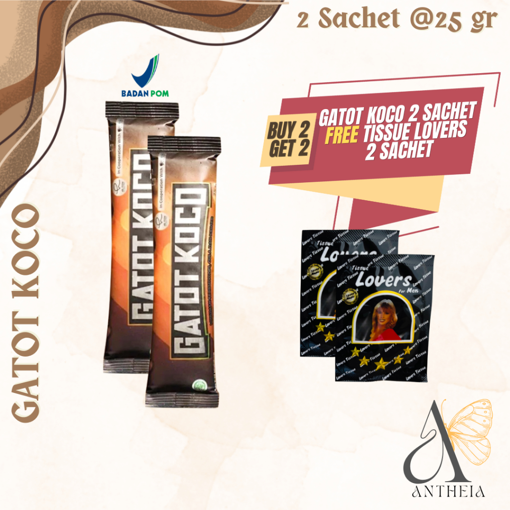 (2 Sachet) Kopi Gatot Koco Minuman Serbuk Gatot Kaca By dr Richard Lee Original BPOM