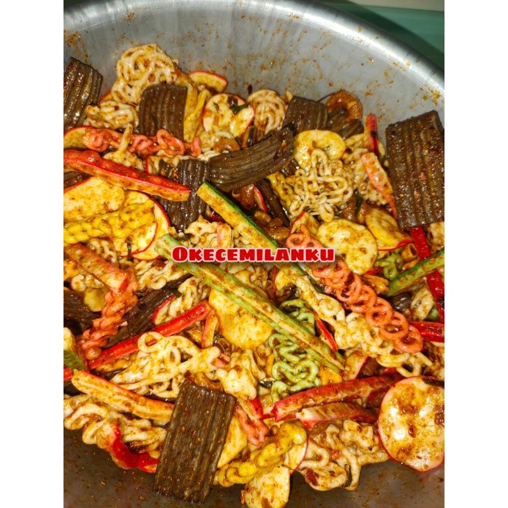 

Sebring krupuk seblak kering pedas 150g