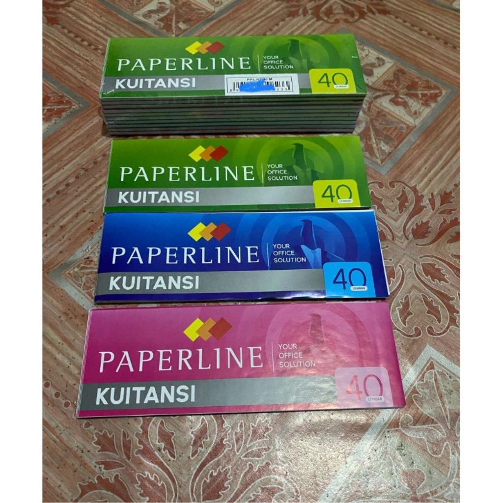 

Buku Kwitansi Pembayaran/ Buku Kuitansi Paperline Sedang (KT 40 T) isi 40 Lembar