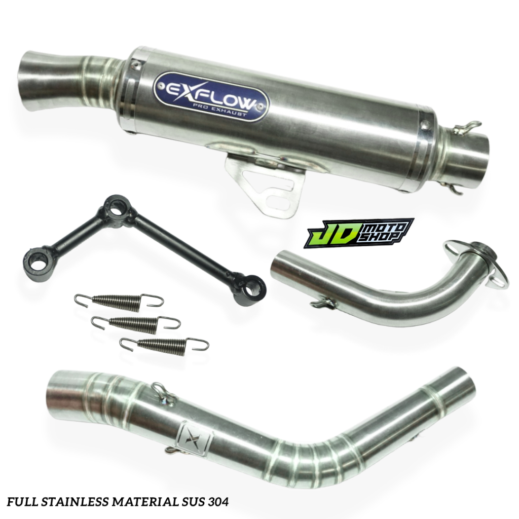 KNALPOT EXFLOW AEROX 180CC-200CC UP KNALPOT AEROX INLET 45 50 180CC-200CC ORIGINAL EXFLOW