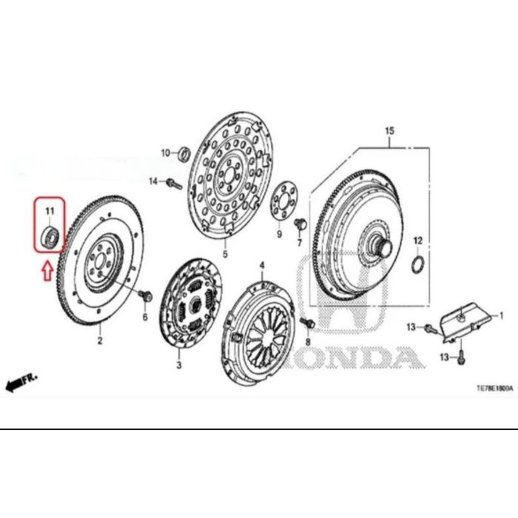 PILOT BEARING HONDA MOBILIO BRIO HRV BRV