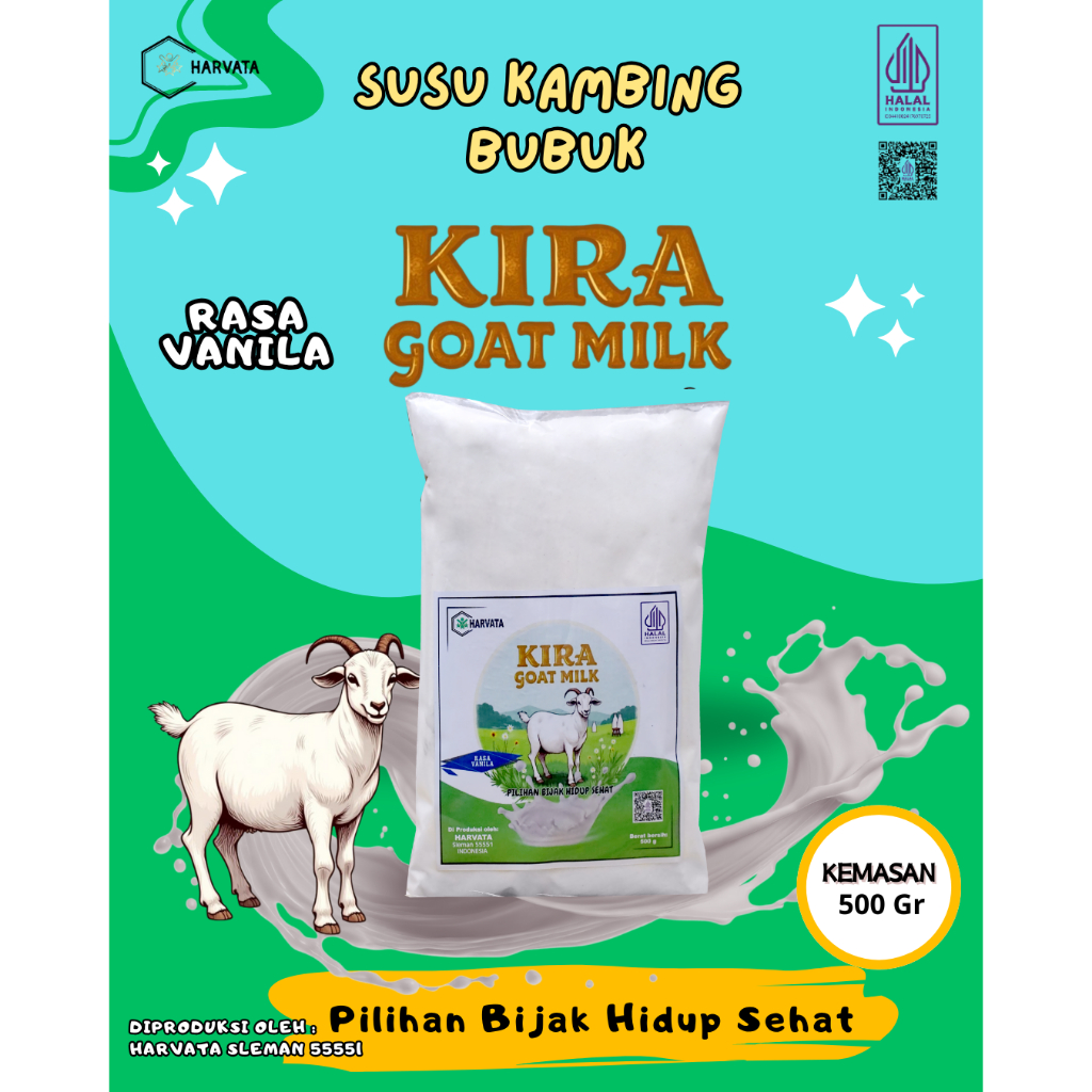 

Susu Kambing Bubuk Vanila 500 gr