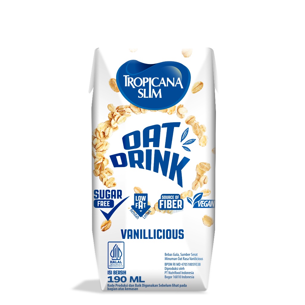 

TROPICANA SLIM UHT OAT DRINK VANILLICIOUS Tropicana Slim UHT Oat Drink