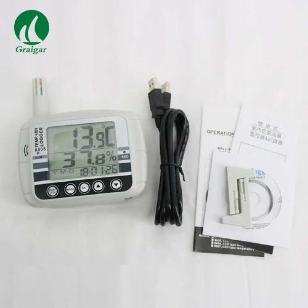Humidity Temperature Data Logger AZ 8808 Instrument RH AZ 8808 Thermo