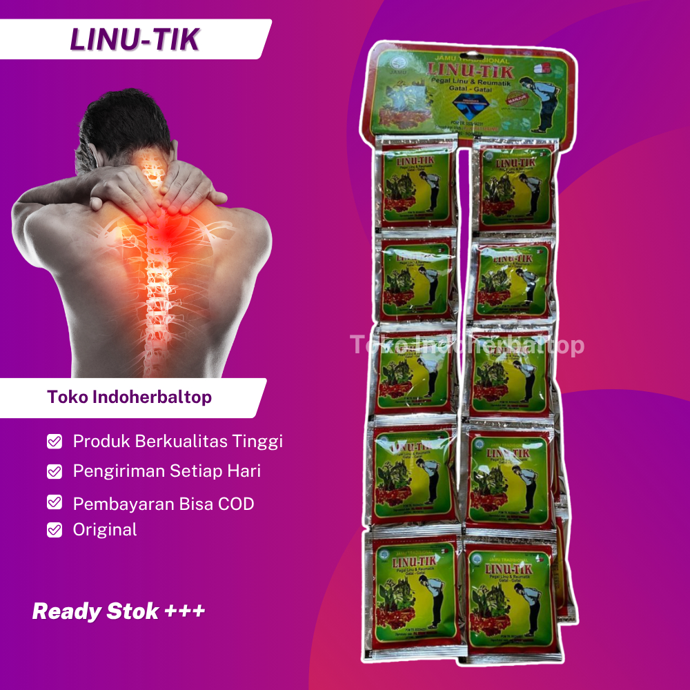 

Linutik kapsul asli pegal linu reumatik