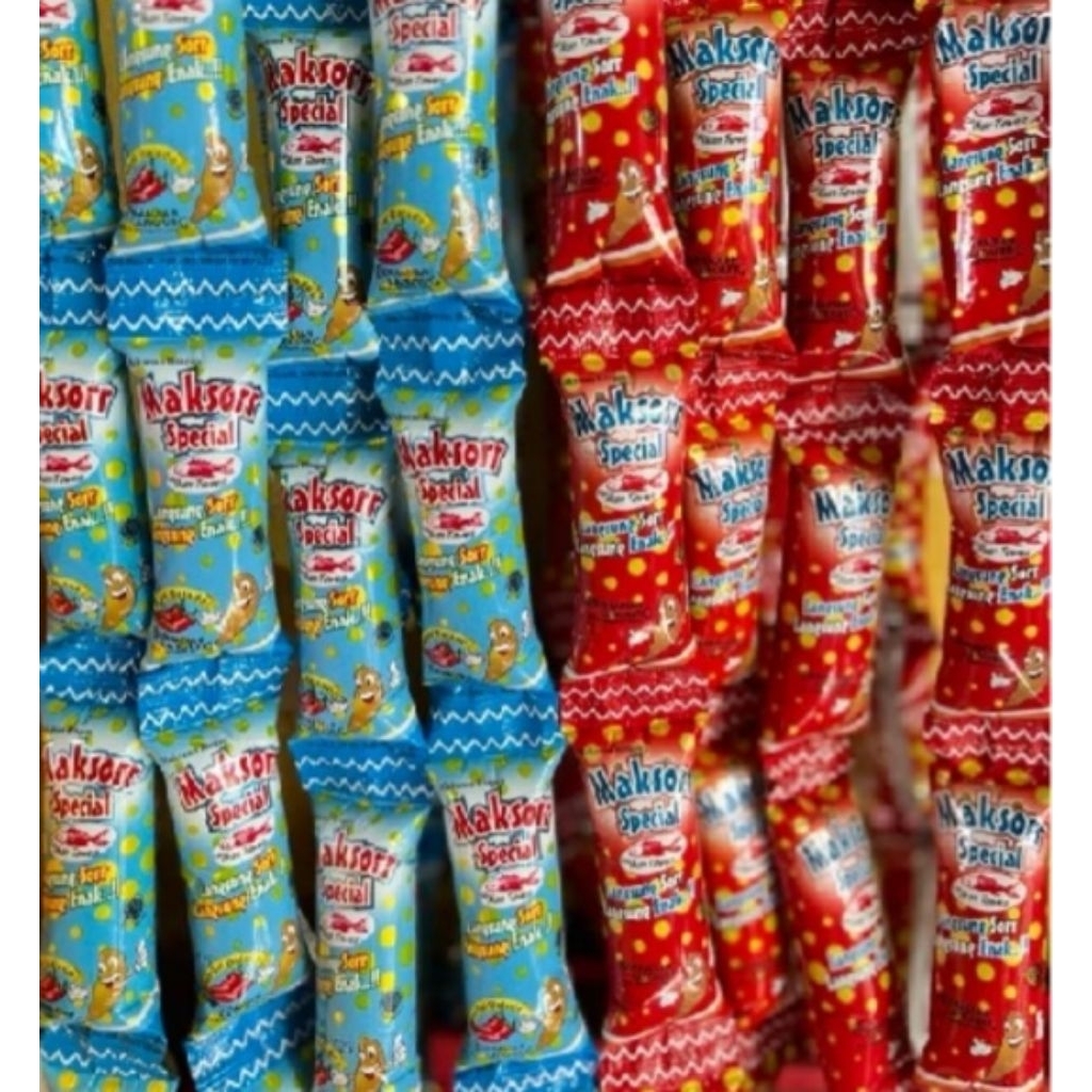 

MAKSORR SPECIAL makaroni viral berhadiah uang tunai langsung (1 RENCENG ISI 10 PCS)