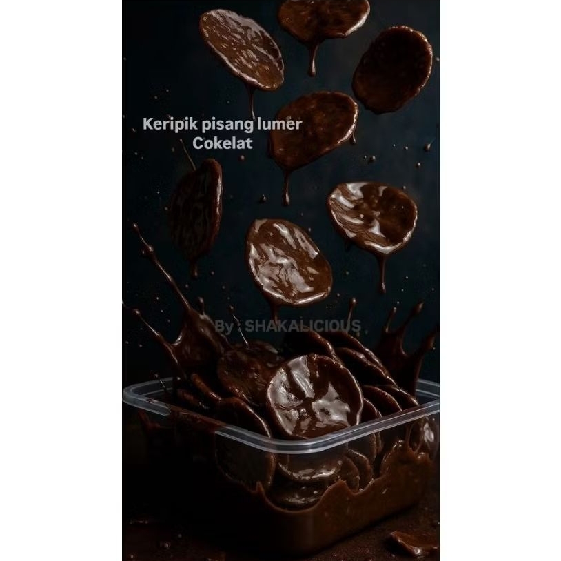 

Keripik pisang / keripik pisang cokelat lumer