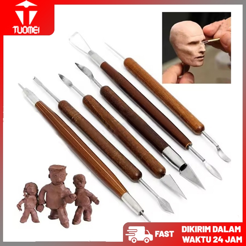 

Alat Ukir / Pahat Seni Patung / Pot Tanah Liat Polimer / Keramik / Cake Frosting Sculpting/ Wax / Plaster /Lilin / Ceramic Clay /Dekorasi Kue / Pottery/Modeling / Carving Tools