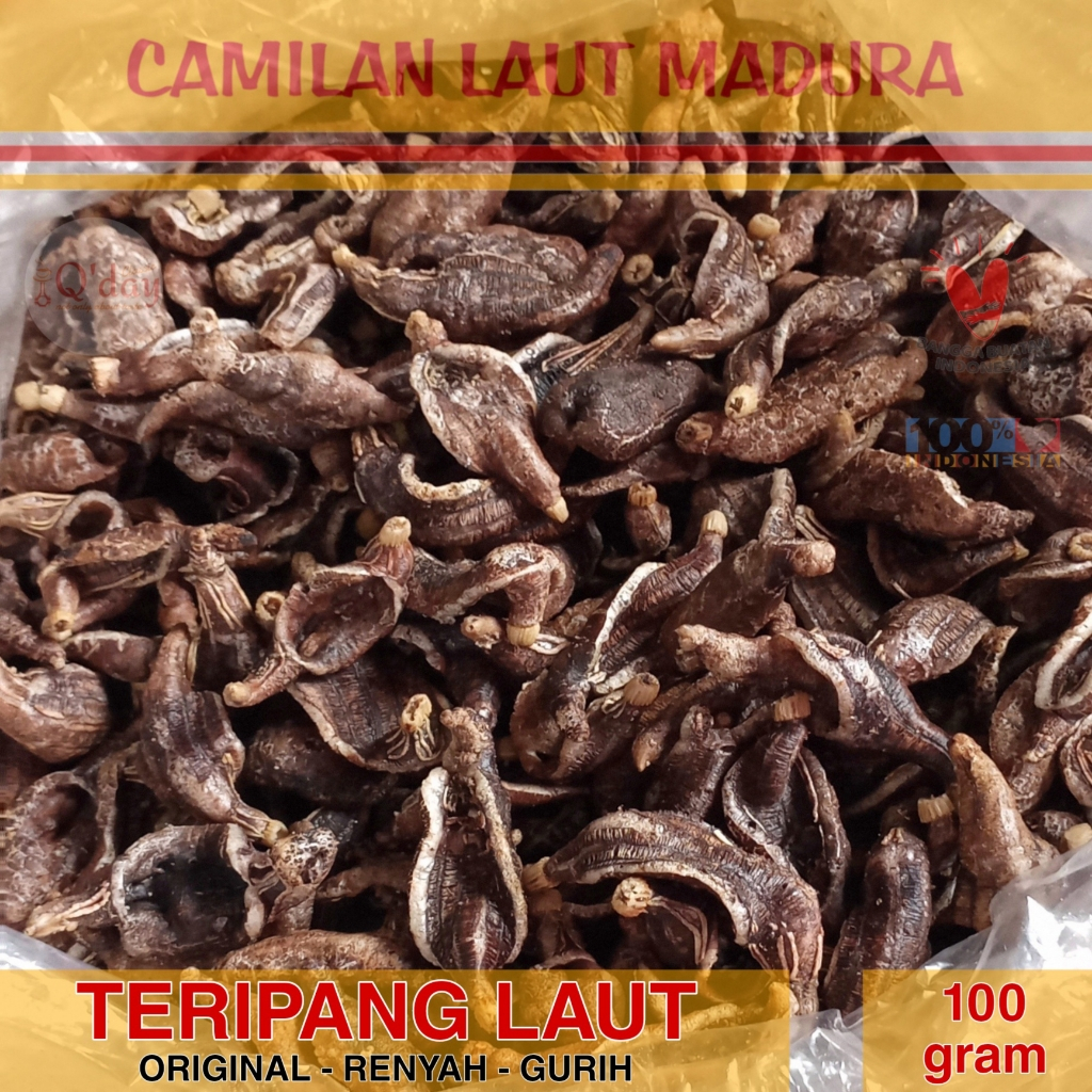 

Teripang Renyah Gurih Bebas Gluten Camilan Laut Madura Oleh-oleh Khas - 100 gram