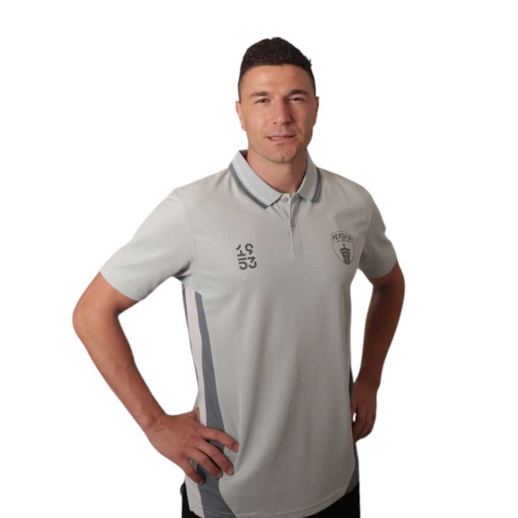 Persita FC Polo Shirt 2025/2026 - Grey Abu-Abu