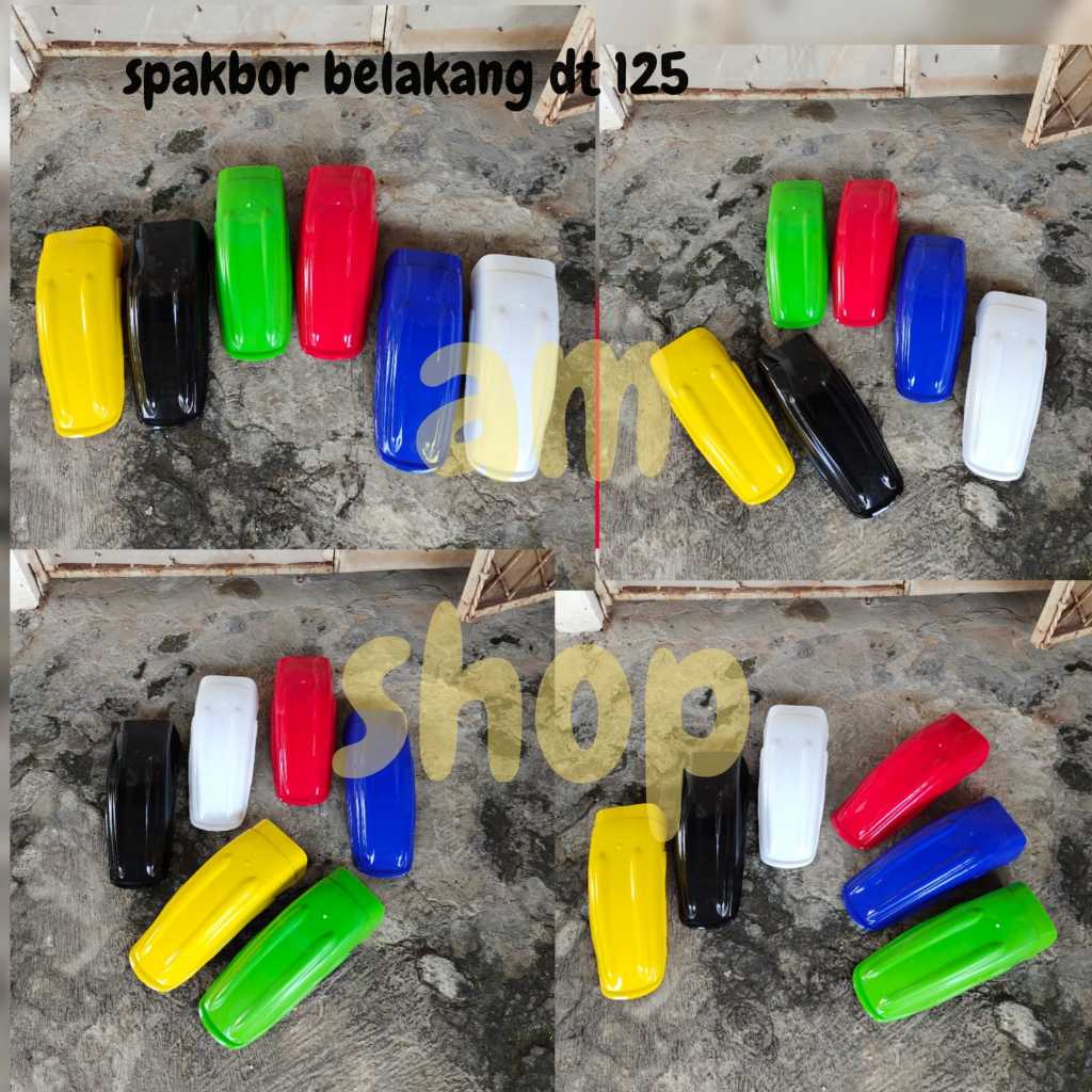 SPAKBOR BELAKANG TRAIL VINTAGE JADUL DT 125 REAR FENDER SLEBOR TS  TS XR XL KDX HUSQ KTM CR MTX RM T