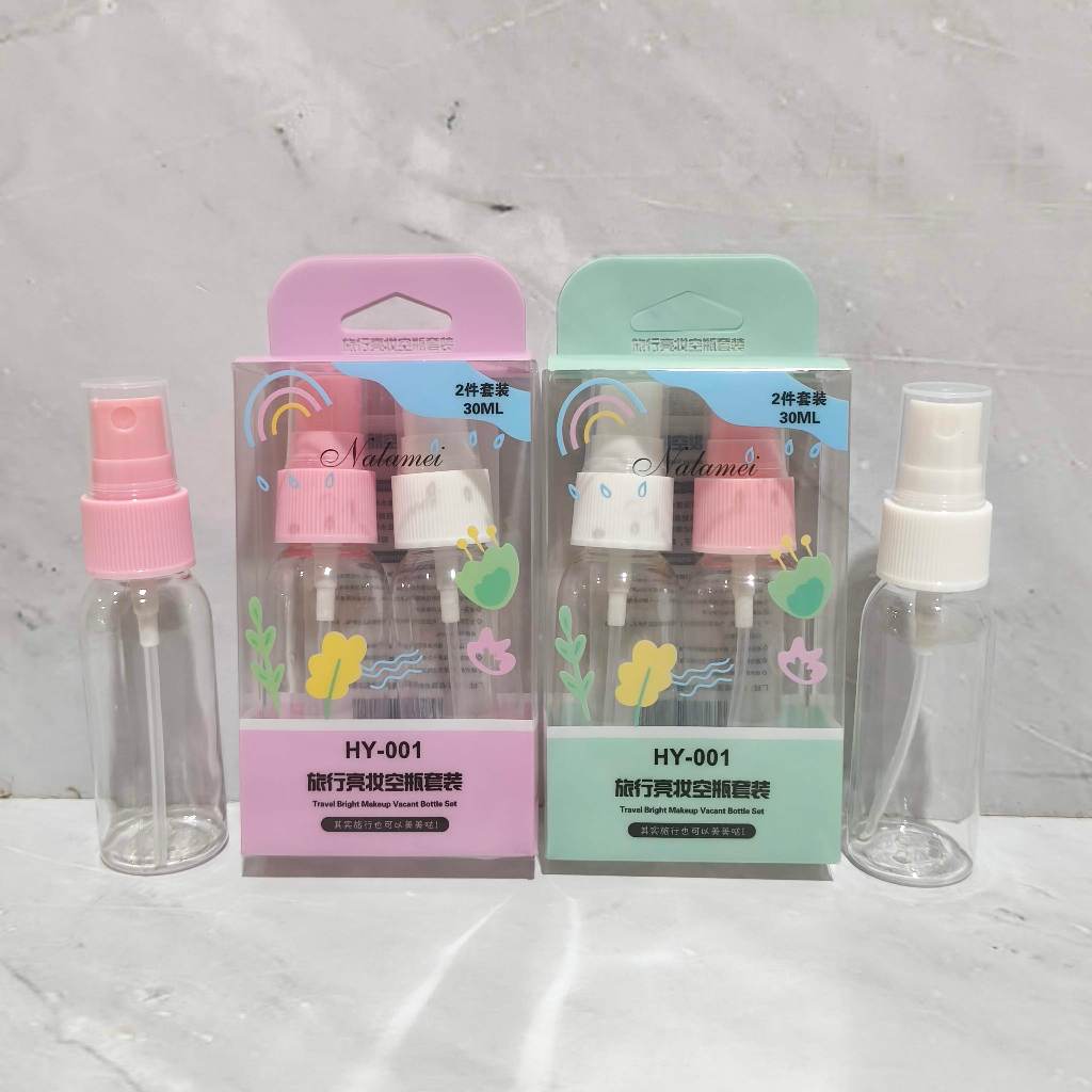 Botol Spray Clear Kosong Travel Pergi Portable Mini Spray / Travel Bottle Bottle Set