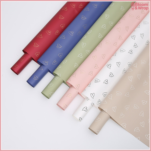 

PACK 20 Kertas Buket Bunga Motif Love Flower Wrapping Paper Cellophane Love KB6130